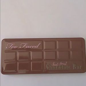 Two faced semi sweet chocolate bar palette brand